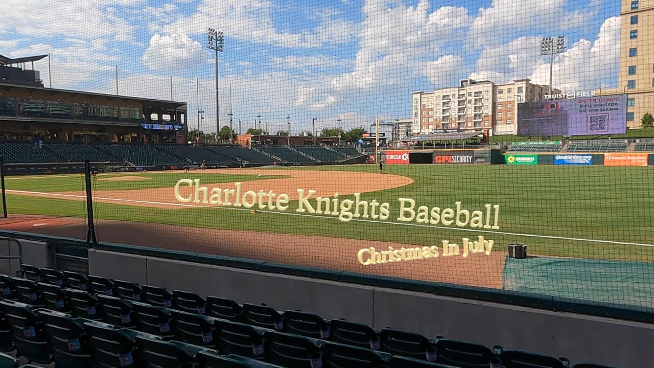 Charlotte Knights Christmas In July  | Fireworks After The Game