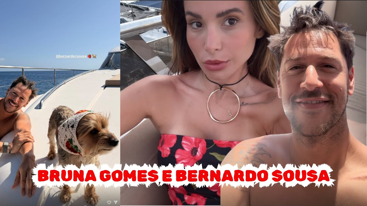 06/08/2025 - BRUNA GOMES NAS FÉRIAS COM BERNARDO SOUSA