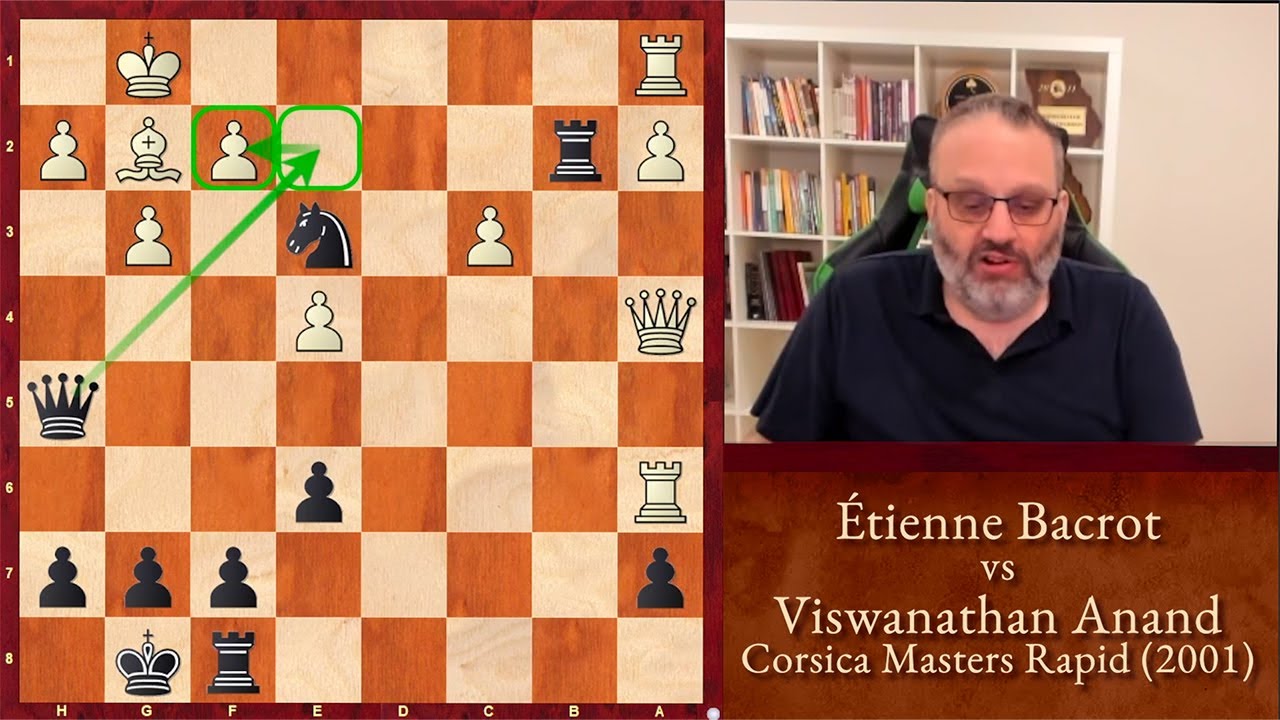 5 Minutes with GM Ben Finegold: Bacrot-Anand, Corsica Rapid 2001
