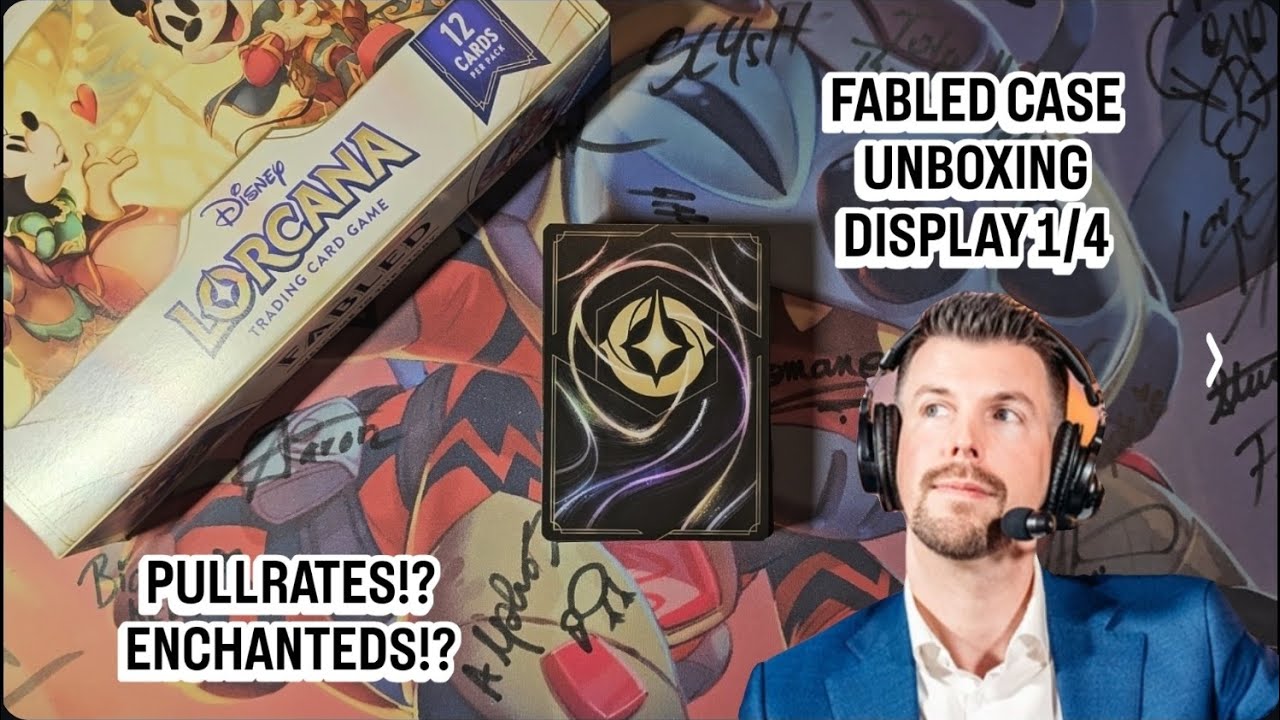 Disney Lorcana | FABLED CASE UNBOXING (🇩🇪) - Display 1/4