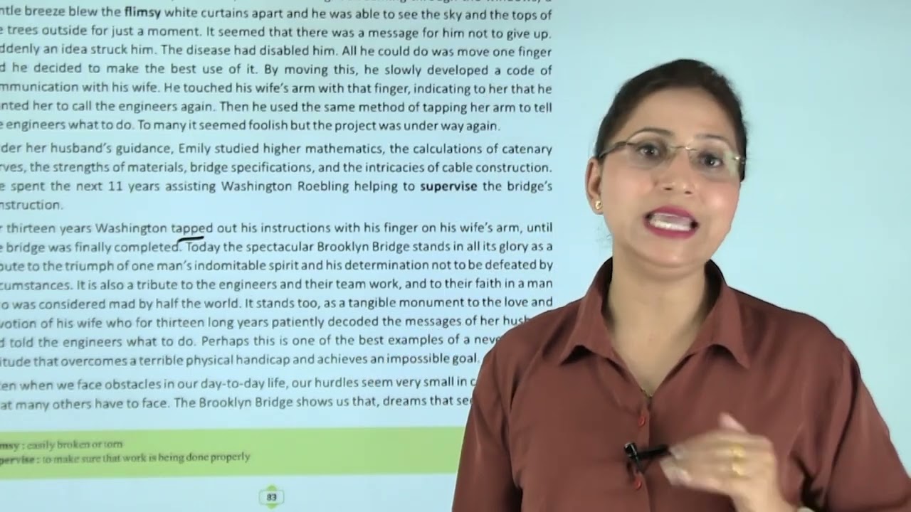 Ch 14 | Jophiel Books | English | Class 07 | Brooklyn Bridge | For children