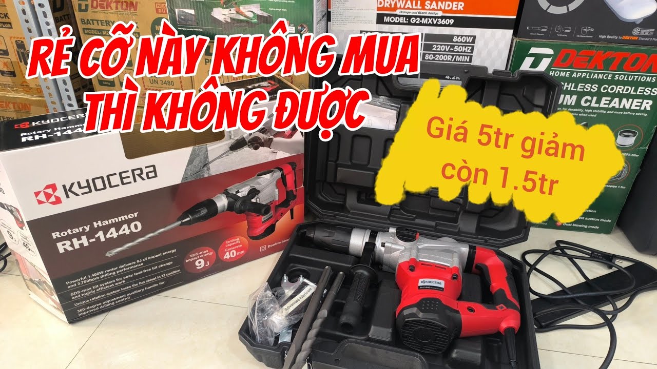 Giảm giá 70% . Máy khoan bê tông 2 chức năng siêu mạnh giá chỉ 1.500k . Giá rẻ hơn máy bãi