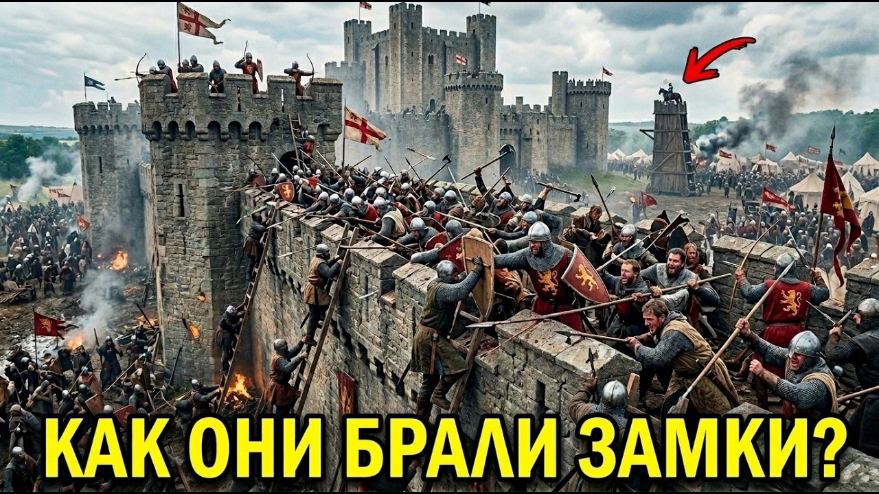 ОСАДЫ КРЕПОСТЕЙ ИЗ КИНО - ЭТО ЧУШЬ! Как на самом деле захватывали средневековые замки?