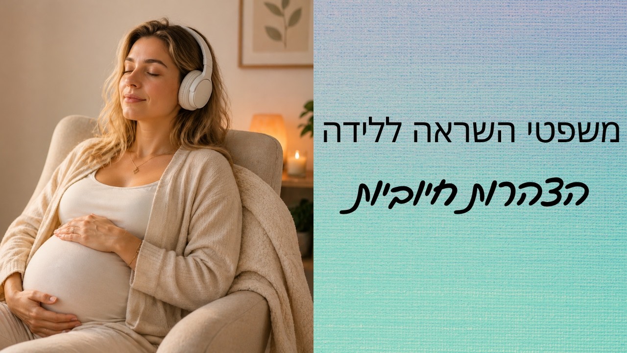 דמיון מודרך של משפטי השראה ללידה | קארן זסלבסקי מלווה ומטפלת בנשים בהיריון ולאחר לידה