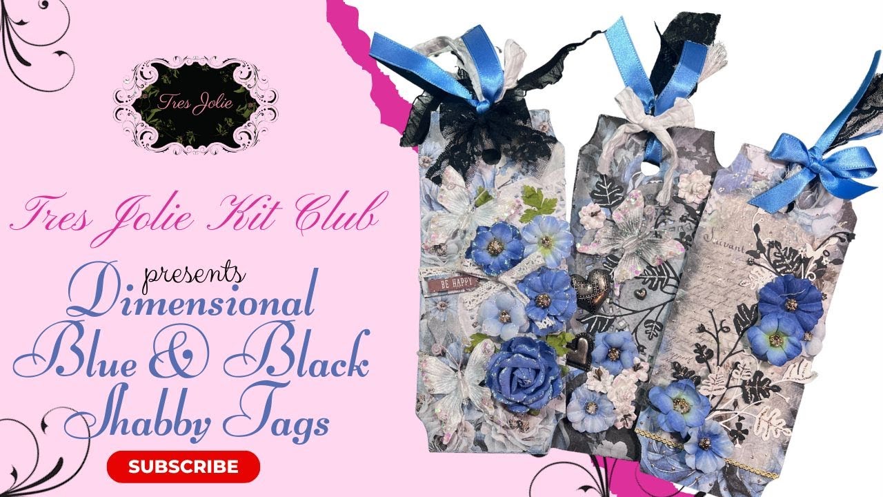 Dimensional Shabby Chic Tags