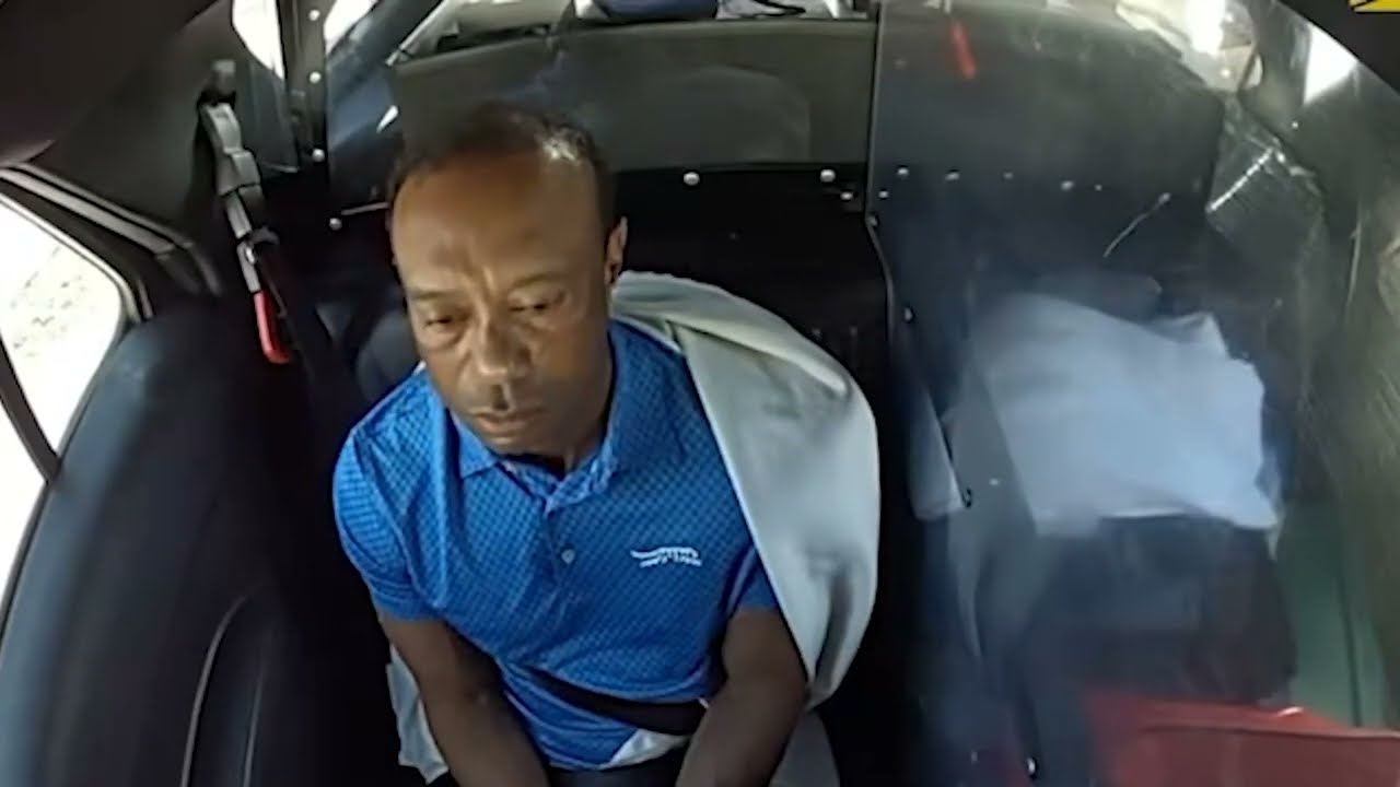 СМОТРИТЕ: Опубликовано видео с нательной камеры Тайгера Вудса, арестованного за вождение в нетрез...
