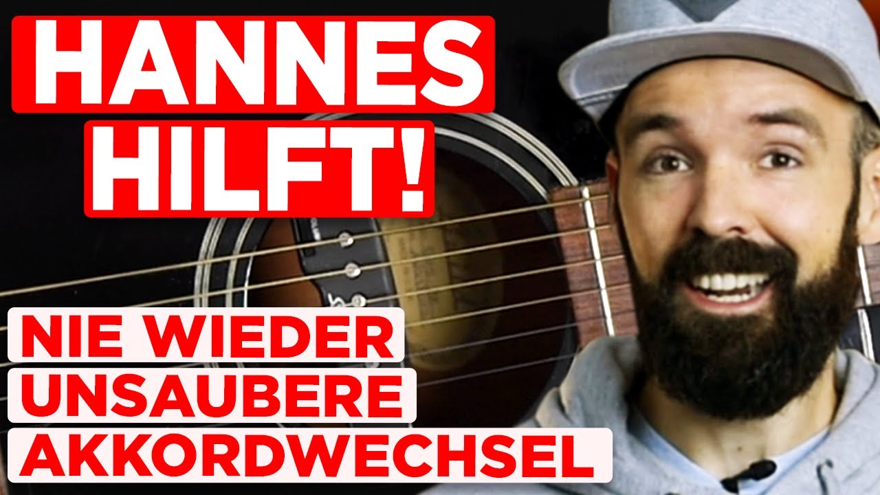 AKKORDE sauber WECHSELN - Gitarre lernen für Anfänger