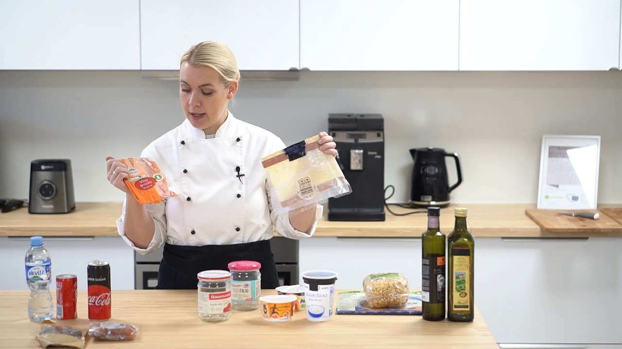 Sveiko maisto produktų sudėties analizė