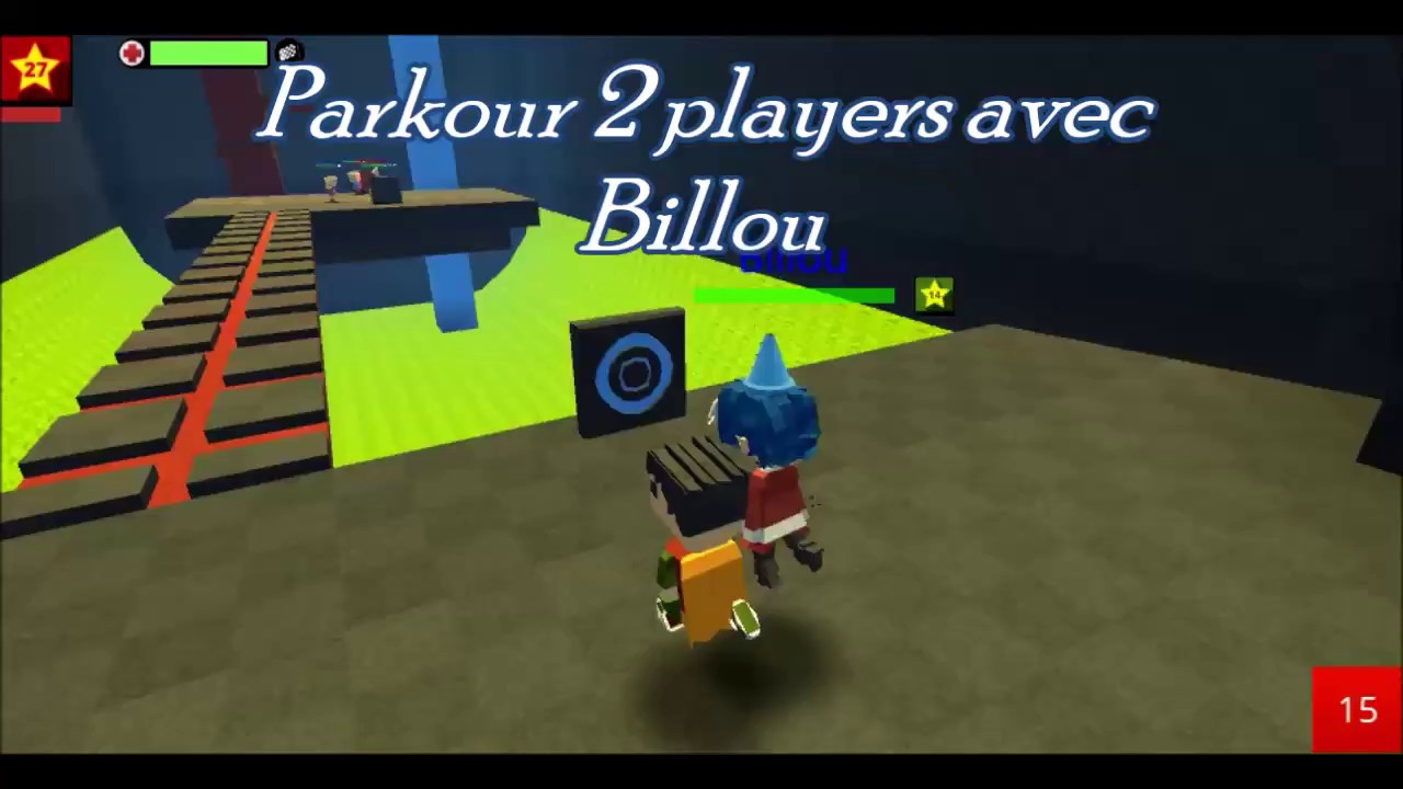 Kogama Parkour 2 players avec Billou