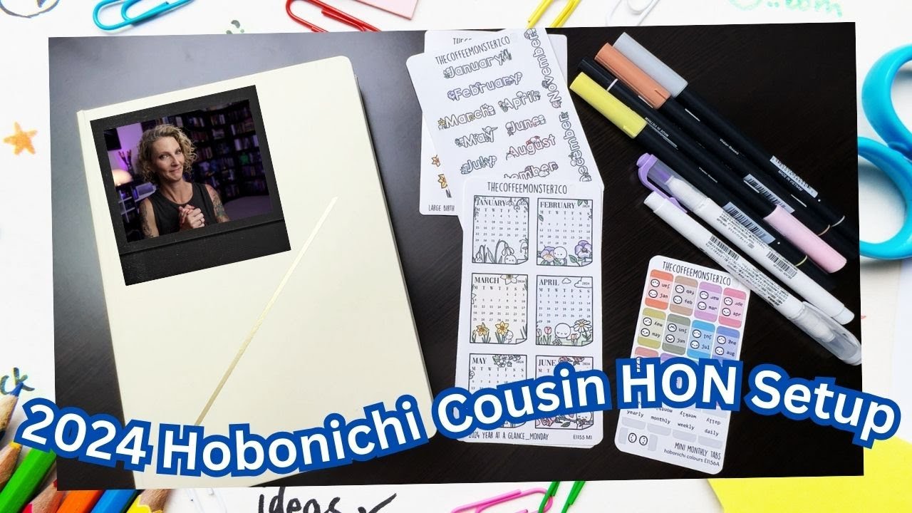 2024 Hobonichi Cousin HON Setup & how I use it for my reading journal/tracker