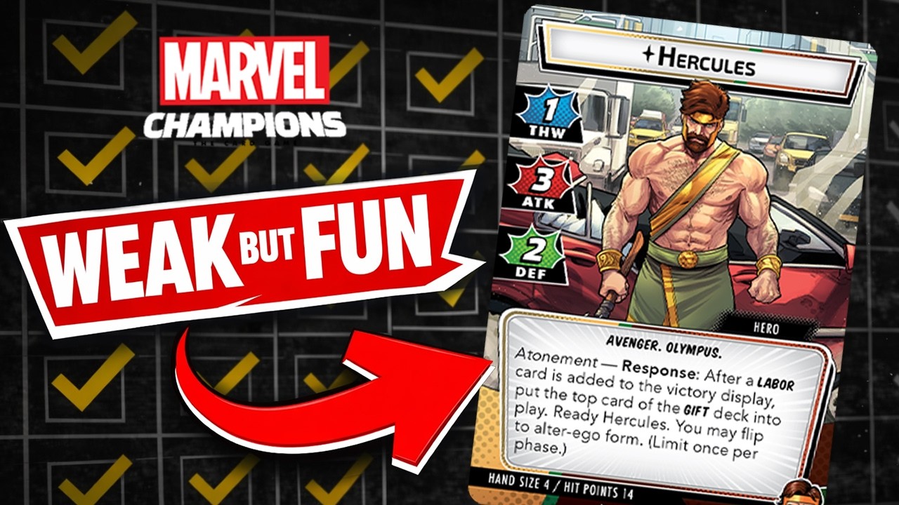 Hercules Hero Review for Marvel Champions