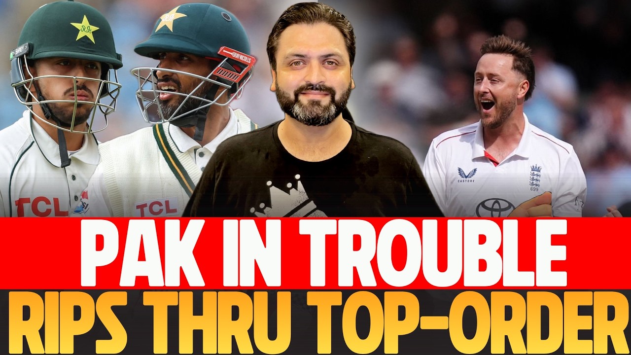 23/2 PAK IN TROUBLE as Ollie Robinson RIPS TRHU Top Order | Pakistan vs England 1st Test