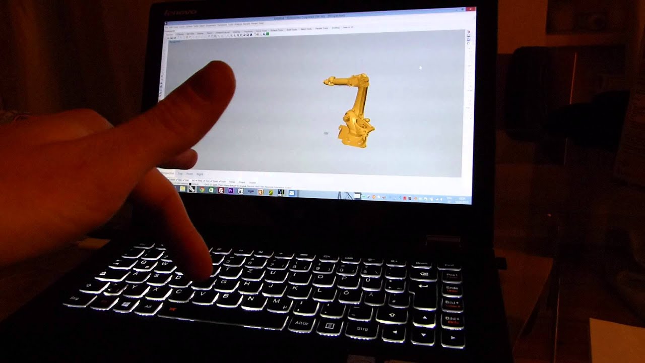 Grasshopper, Kuka|prc, Firefly, Rhino 5, Leap Motion. Simon Lullin