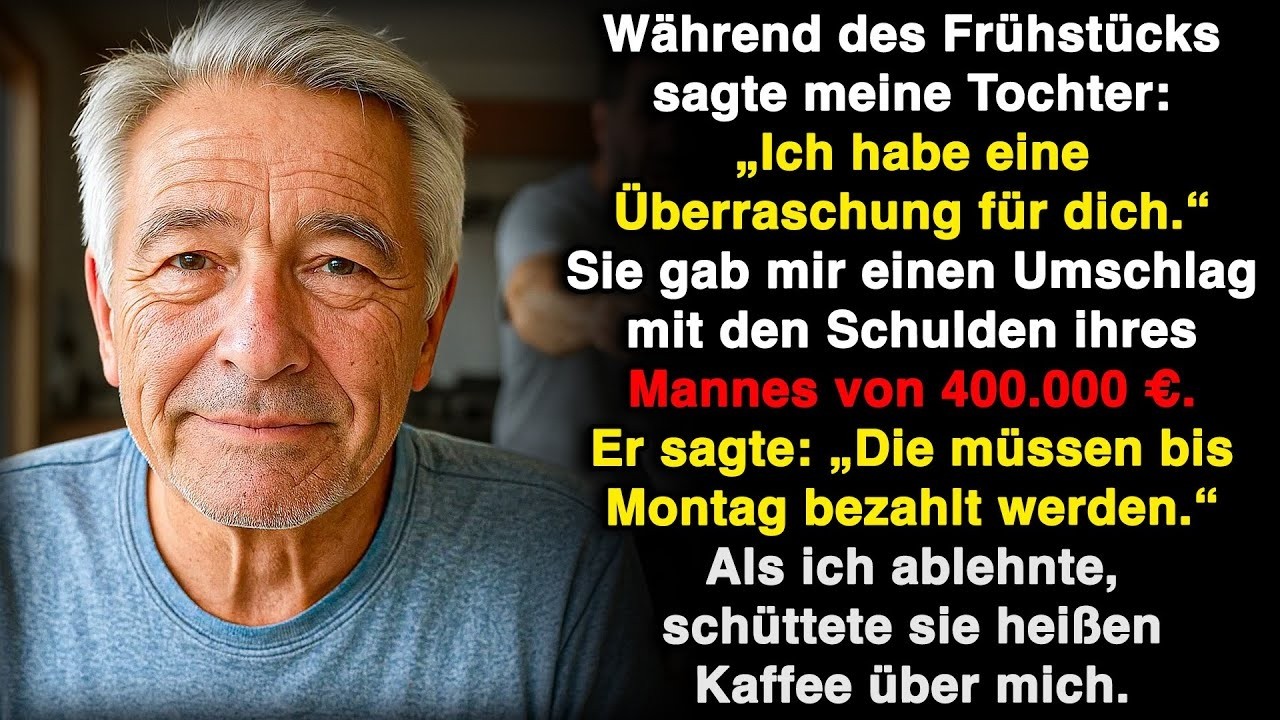 Meine Tochter sagte: „Ich habe eine Überraschung.“ und gab mir eine Schuldenforderung von 400.000 €.