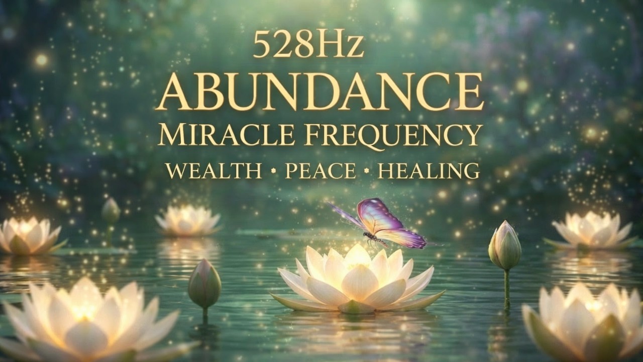 528Hz | Frequency of Abundance & MiraclesAttract Wealth, Peace & Healing Energy