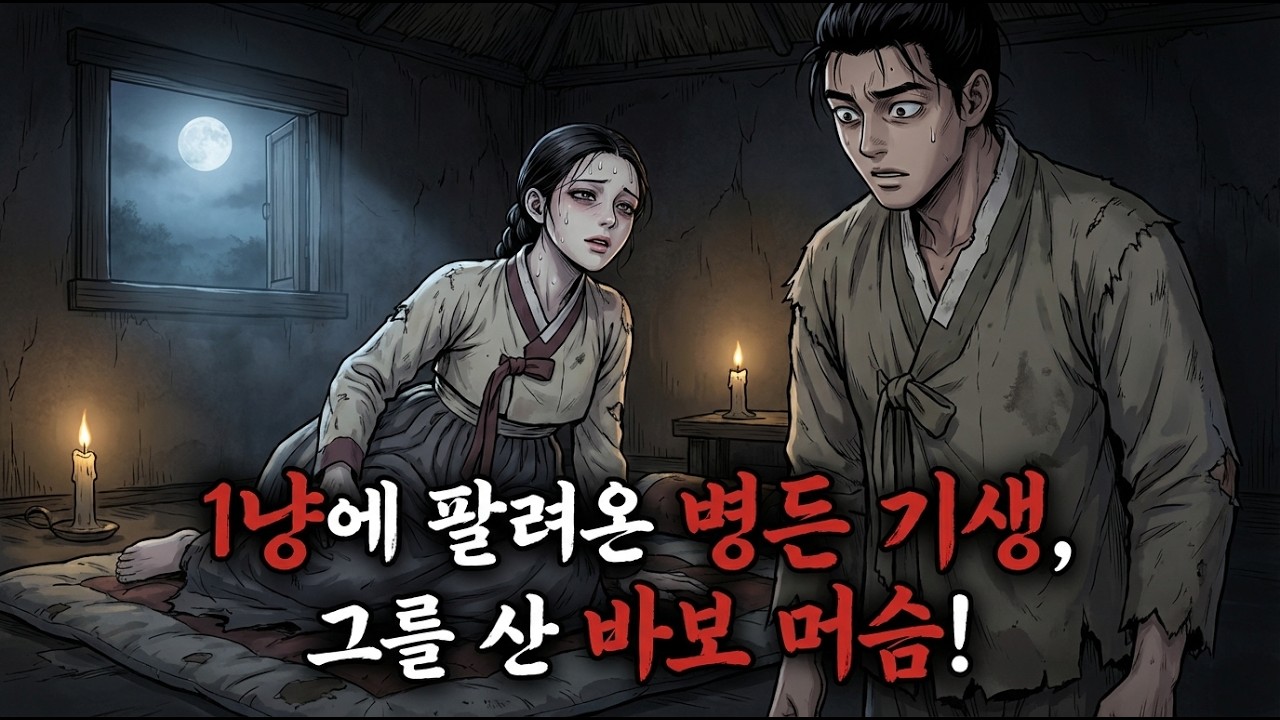 “바보 머슴”이 전 재산 ‘한 냥’으로 병든 기생을 샀더니… 그녀의 정체가 ‘한양 사대부 규수’였습니다