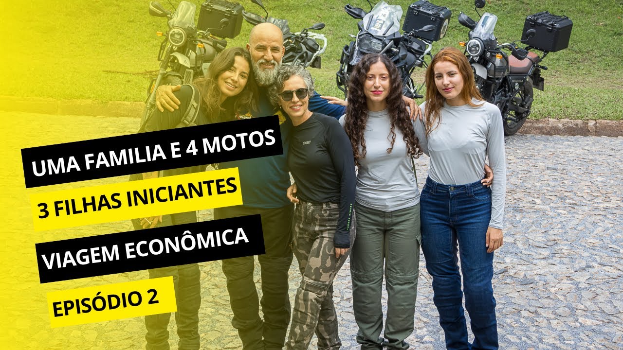 Família de moto dando a volta no Brasil - Episódio 2 : João Pinheiro - MG / Unaí - MG
