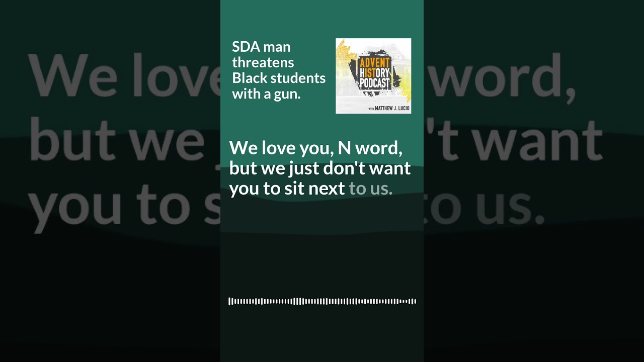 Adventist man threatens Black students with a gun. #adventistchurch #sdachurch #civilrightsmovement