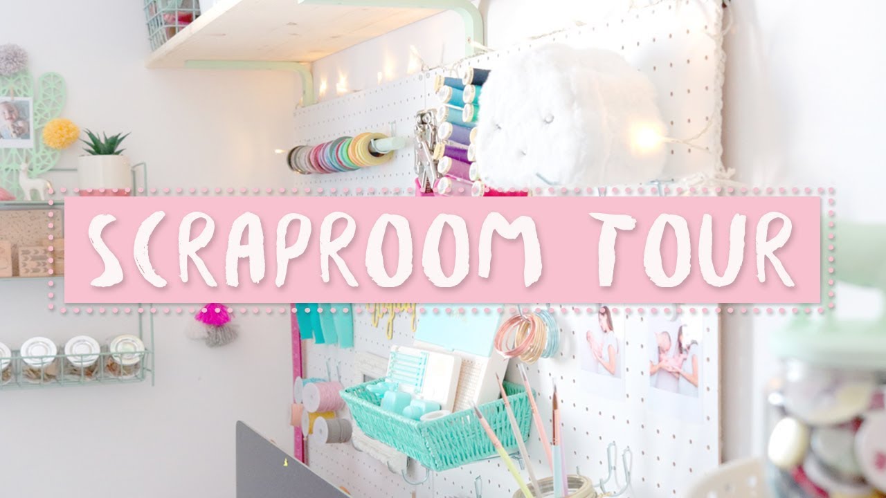 Redecorando mi Craftroom. ¡Pegboard en mi Scraproom! | NUNUSITE