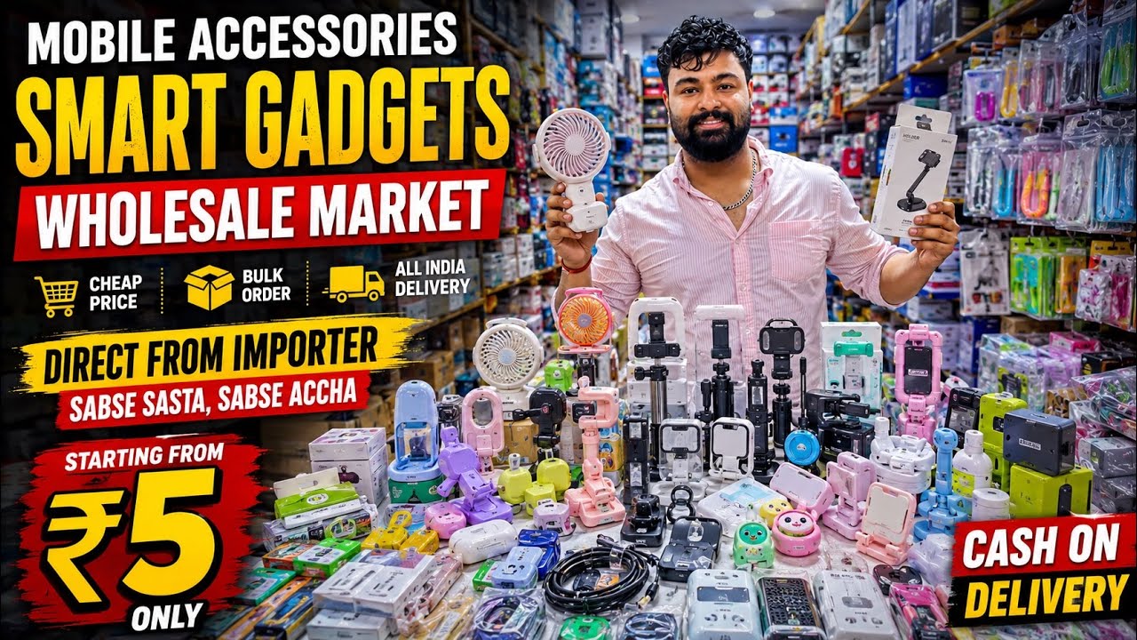 CHINA रेट Delhi में पाए- Smart Gadgets के IMPORTER से जुड़े😳🔥 Smart Gadgets delhi warehouse