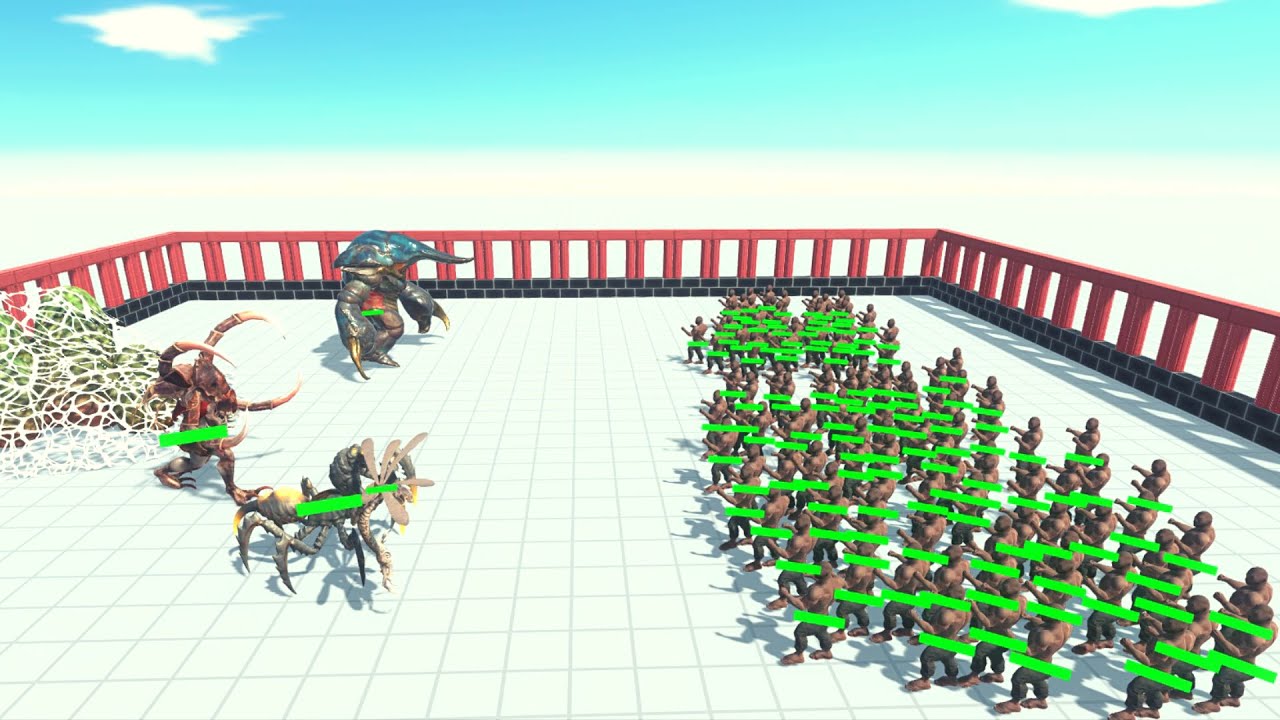 Alien Exotica Vs Every Unit Same Price Part 1 ARBS | Animal Revolt Battle Simulator