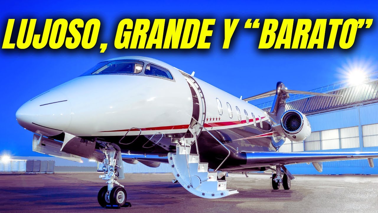 ✅ Jet Privado Bombardier Challenger 350 (Versión Extendida) Español Aviones Ligeros Avión Carros