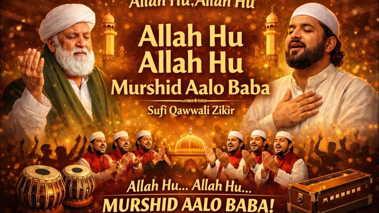 Allah Hu Allah Hu – Murshid Aalo Baba | Sufi Qawwali Zikir 2026 আল্লাহ আল্লাহ জিকির 