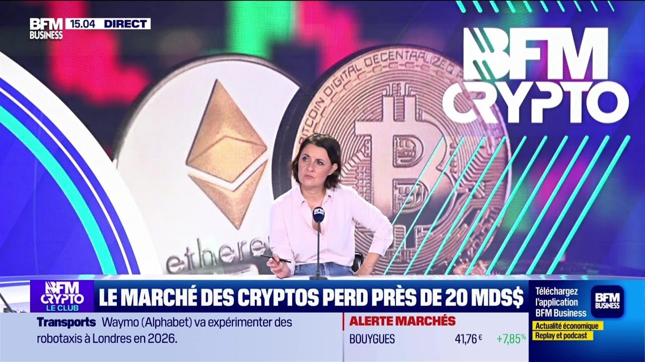 BFM Crypto, le Club : Le marché des cryptos perd près de 20 milliards de dollars