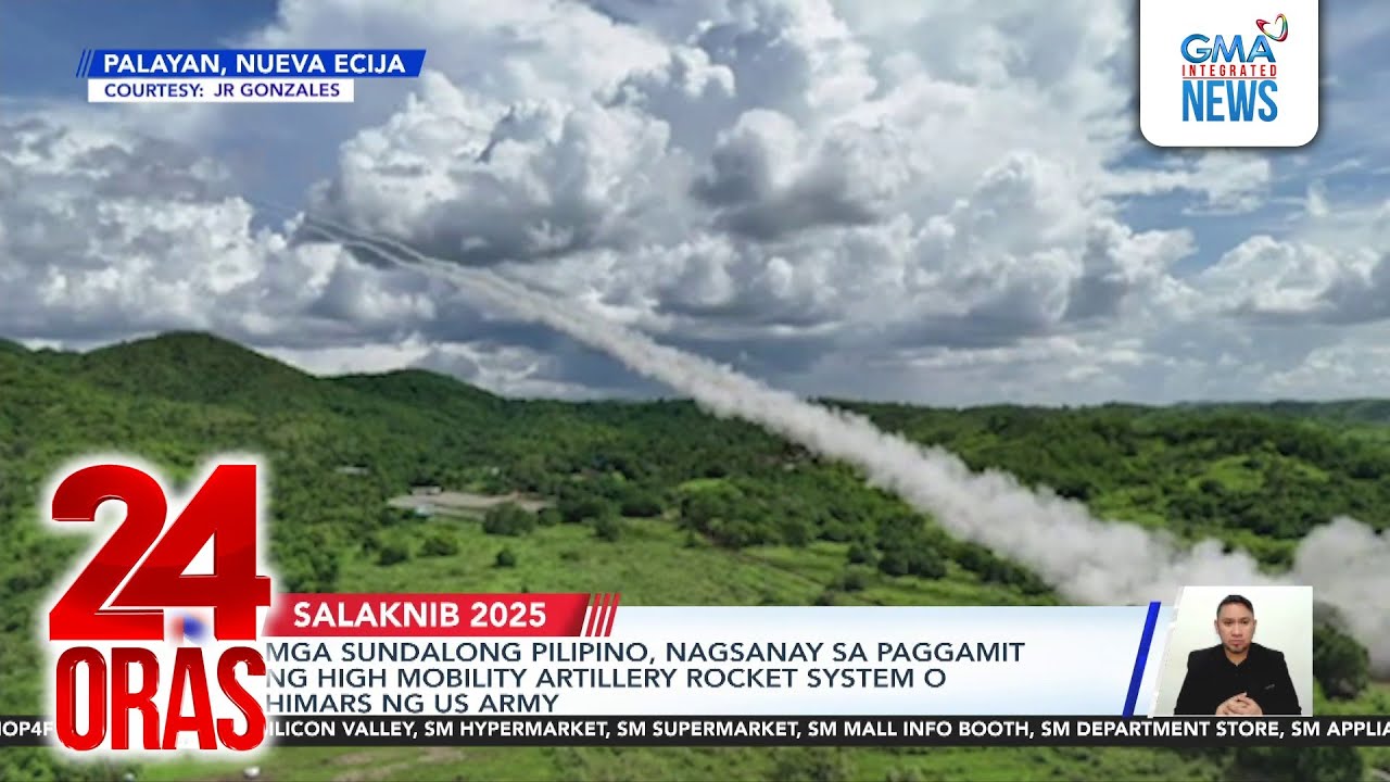 Mga sundalong Pilipino, nagsanay sa paggamit ng high mobility artillery rocket system o... | 24 Oras