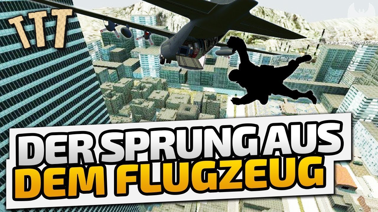 Der Sprung aus dem Flugzeug - ♠ Trouble in Terrorist Town ♠ - Let's Play TTT - Dhalucard