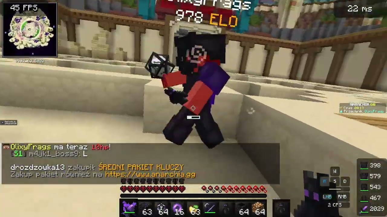 1 v 1 crystal pvp