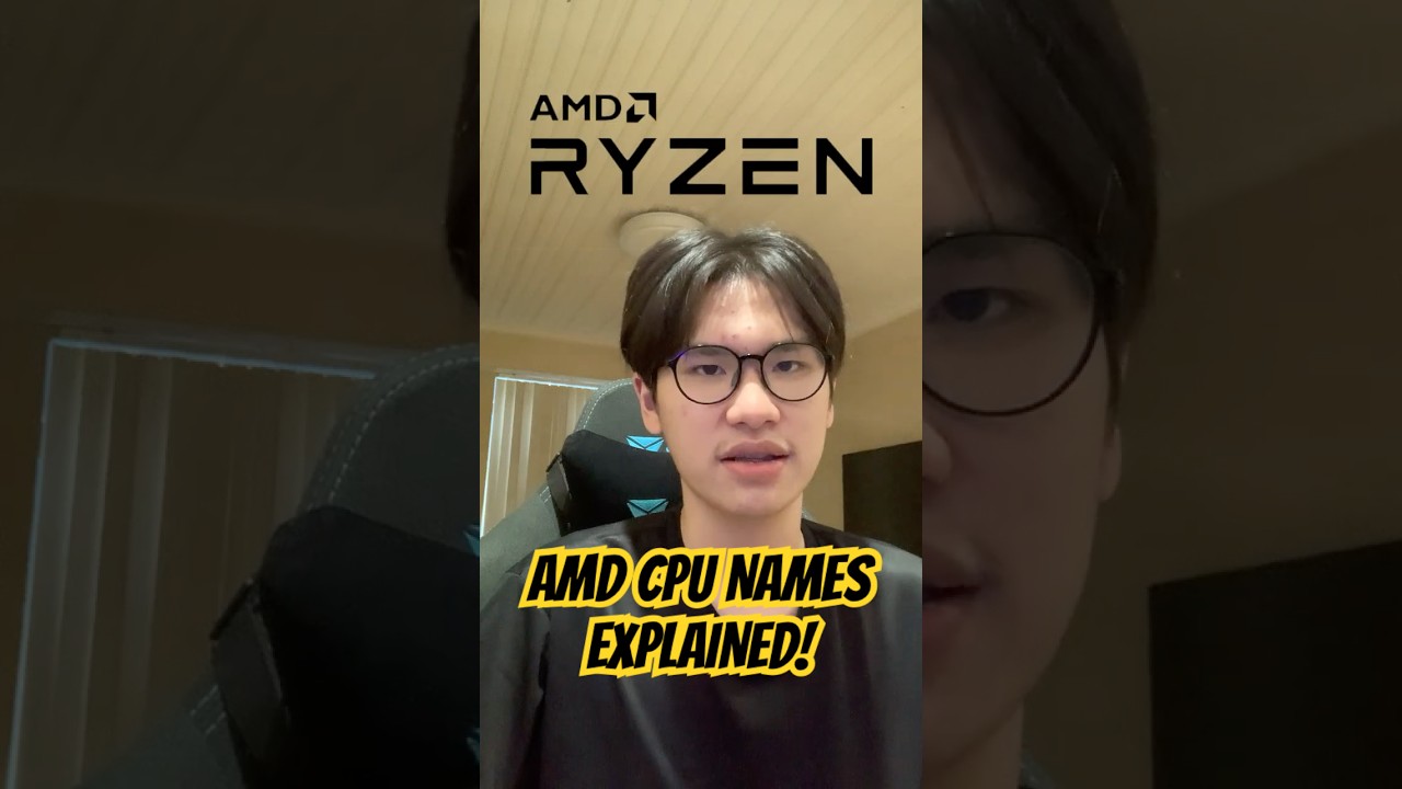 AMD CPU Names EXPLAINED! #pcguide #pc #cpu #amd