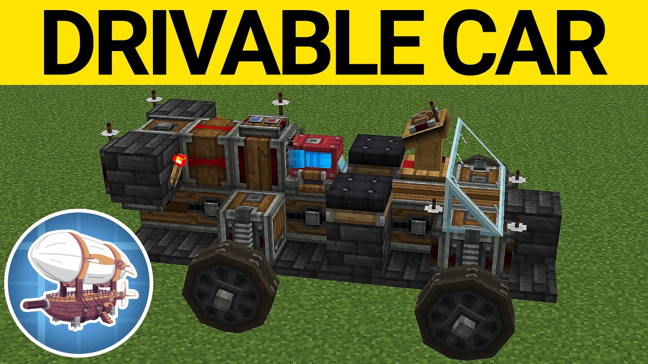 How to Build an Easy Working Car in Create Aeronautics | Create Mod Tutorial