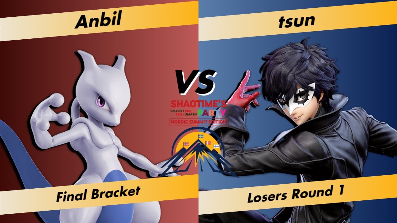 Anbil (Mewtwo) vs tsun (Joker) - Final Bracket LR1 - Shaotime's Ultimate Nordic Summit 2023