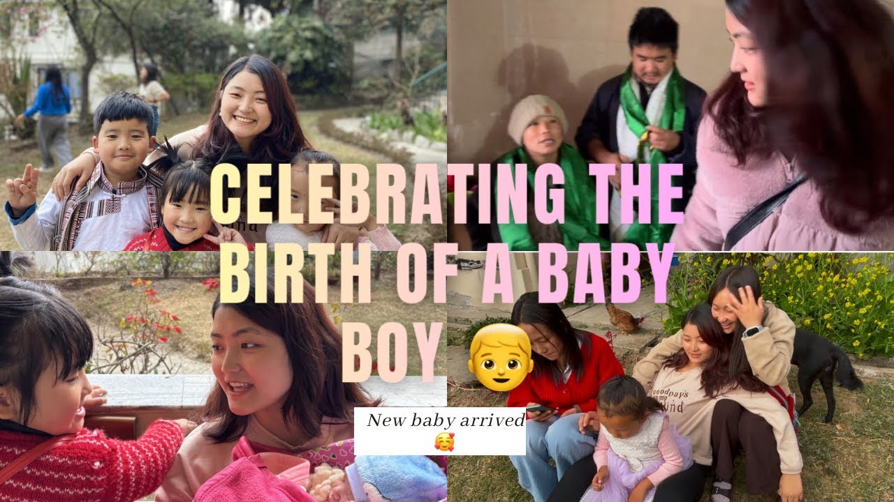 New baby arrived/Celebrating the birth of a baby boy 