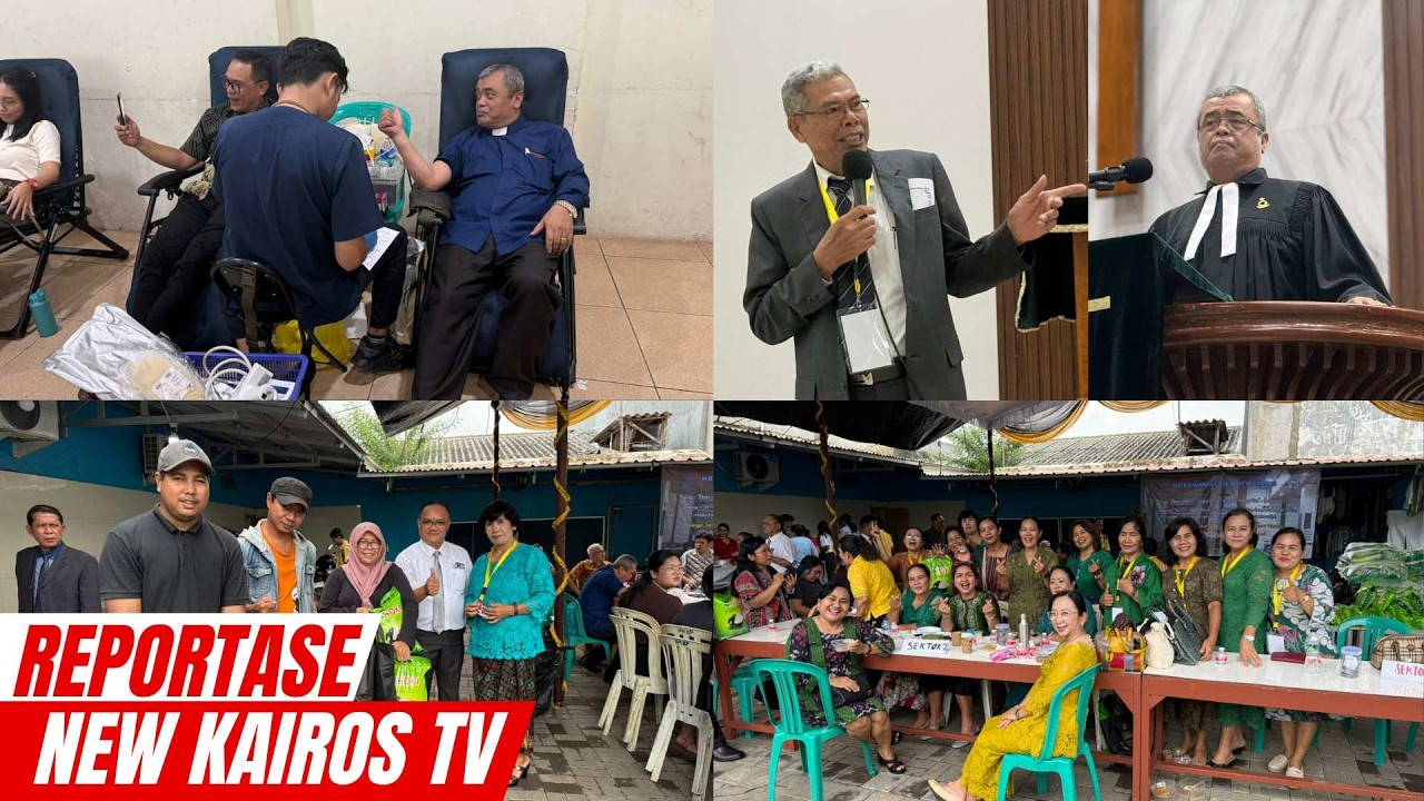 HKBP Warakas Sukses Menggelar Donor Darah dan Bakti Sosial dalam Rangka Pra Jubileum ke 50 Tahun