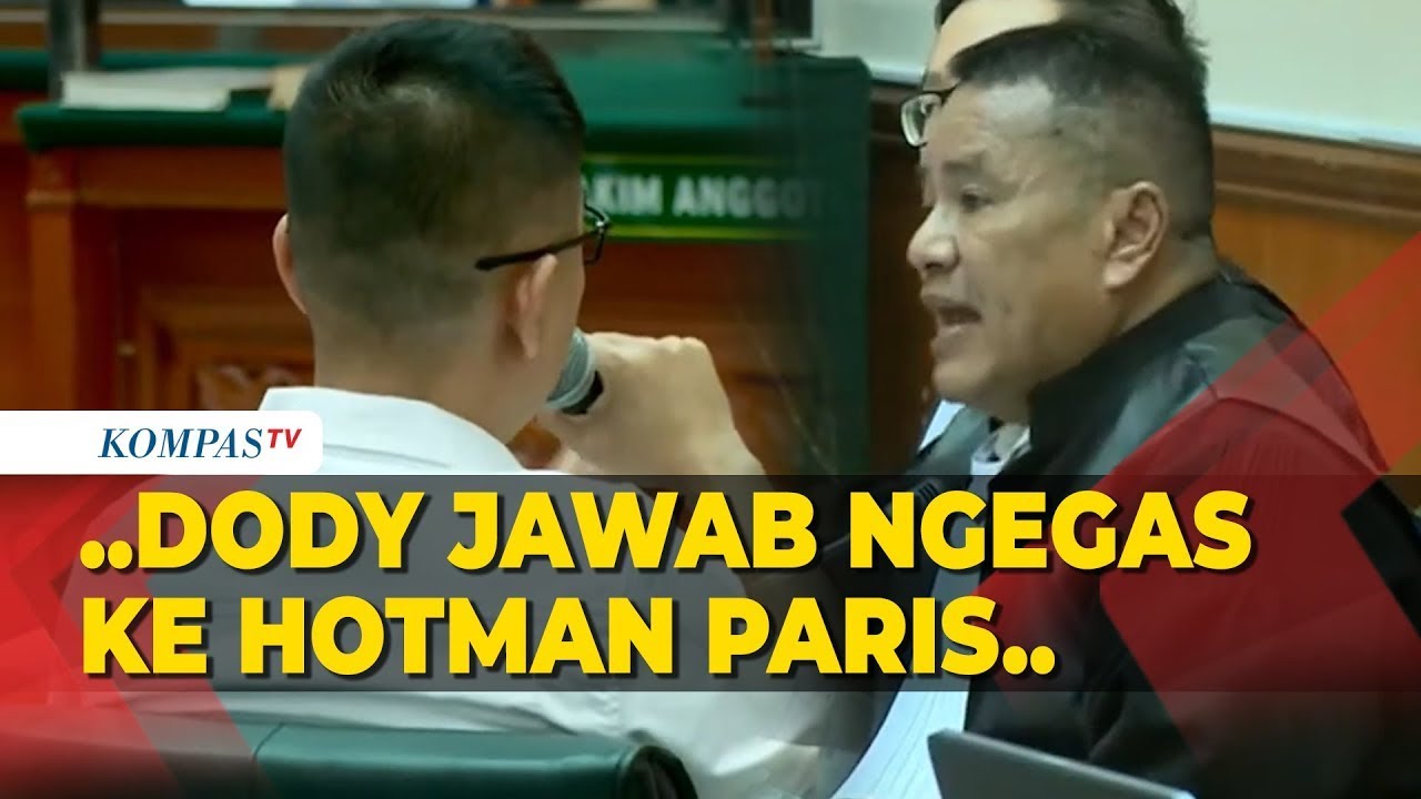 Deretan Momen AKBP Dody Ngegas Saat Jawab Pertanyaan Hotman Paris