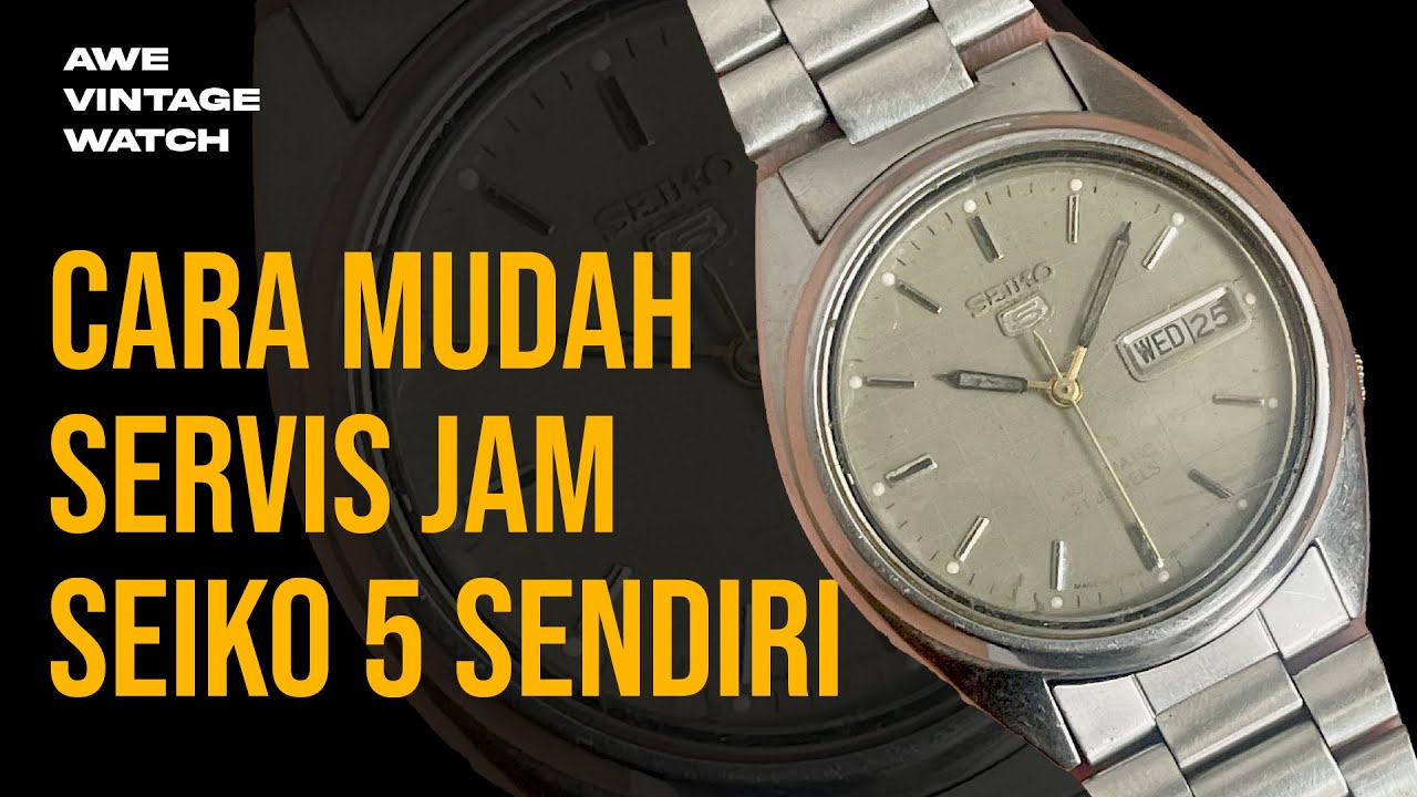 How to repair seiko 5 automatic #restoration #vintage #jamvintage