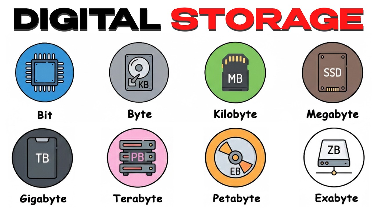 Every Type of Digital Storage Unit Explained Clearly in 10 Minutes!