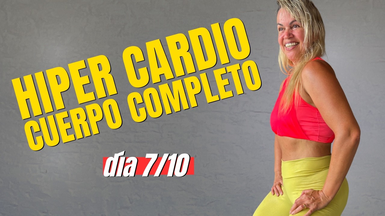 DÍA 7/10 | CARDIO POTENTE PARA QUEMAR CALORÍAS | 14 MIN