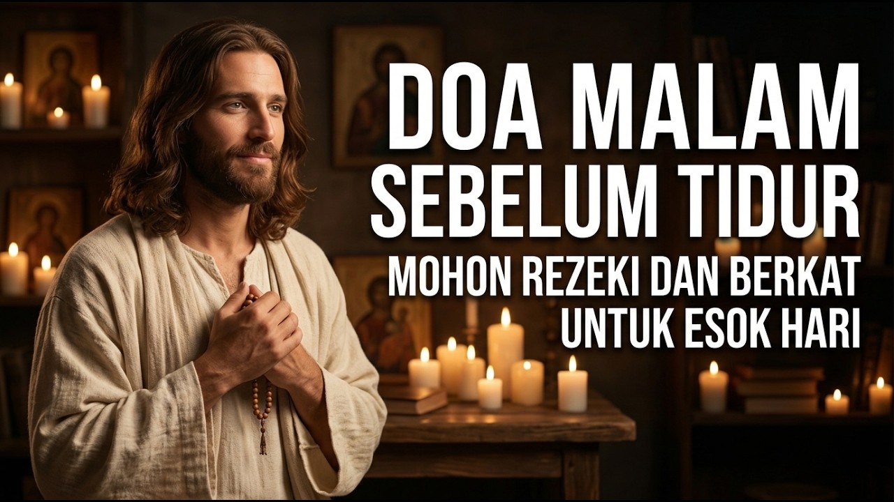 Doa Malam Katolik Sebelum Tidur untuk Memohon Rezeki Esok Hari dan Damai Dalam Hati Keluarga