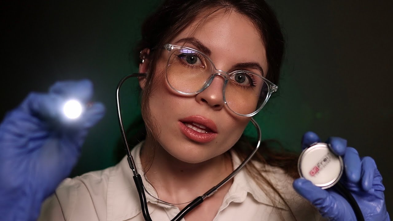 ASMR Extremely Detailed CRANIAL NERVE EXAM In The Dark | Medical Doctor Roleplay