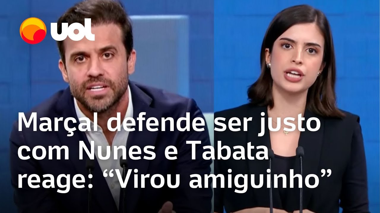 Debate SBT: Pablo Marçal defende Nunes e Tabata critica 'jogo combinado': 'Tem algo por trás'