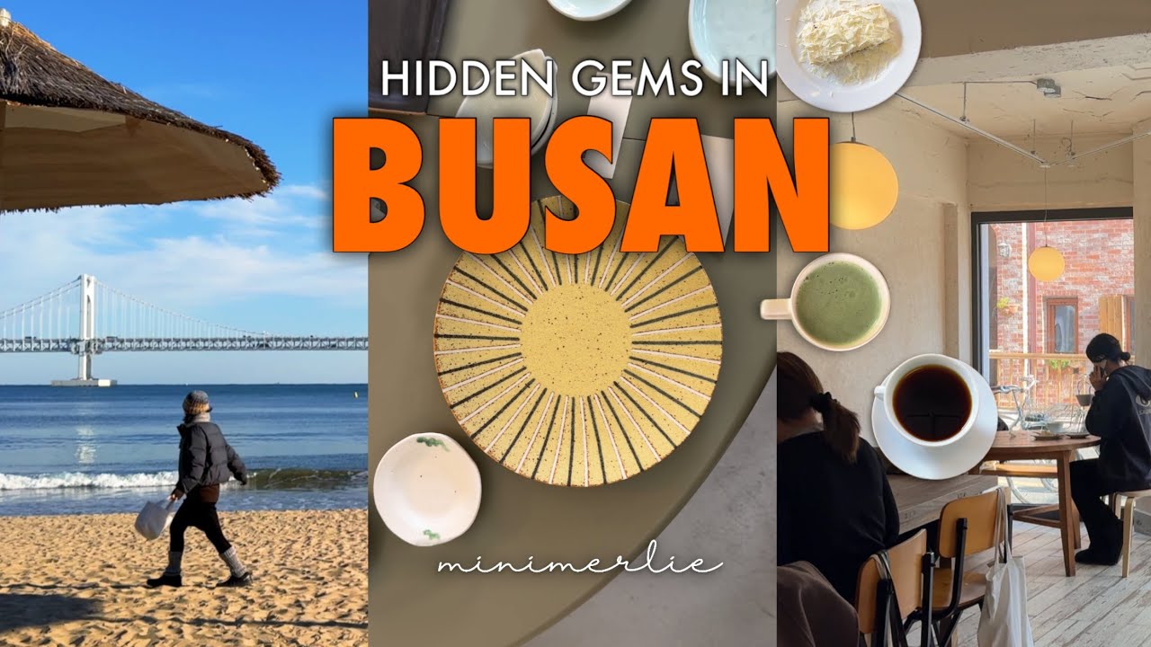 Korea Vlog 🍮 Pinterest-worthy Hidden Cafe & Gift Shop Hopping in Gwangalli Beach, Busan!