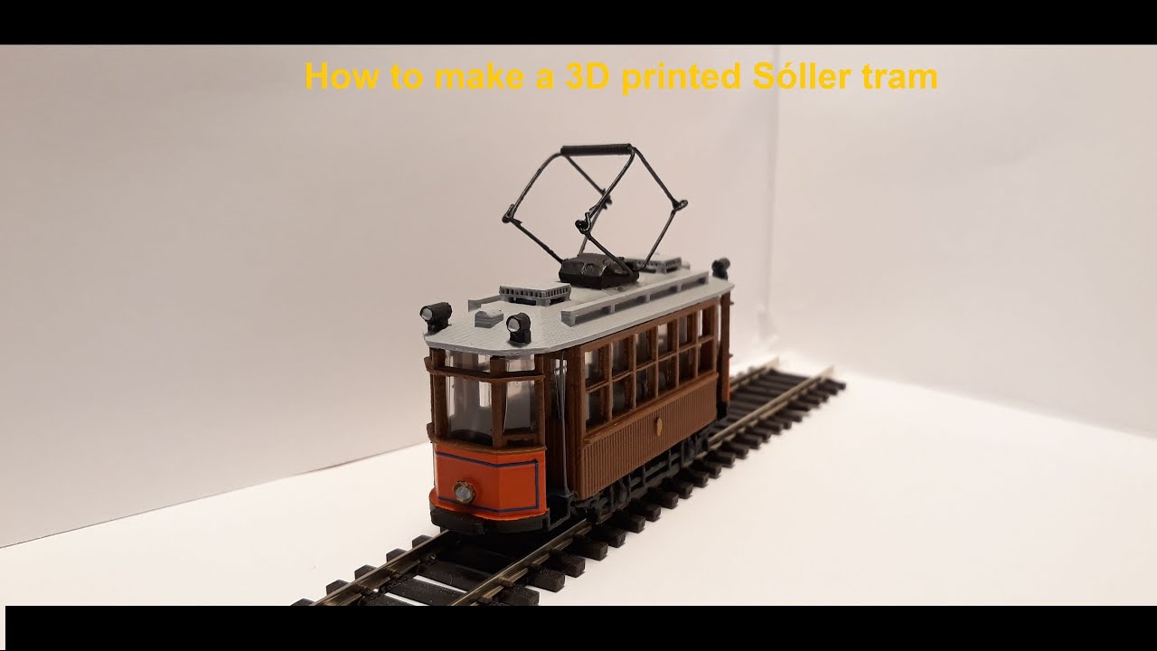 How to make a 3D printed tram