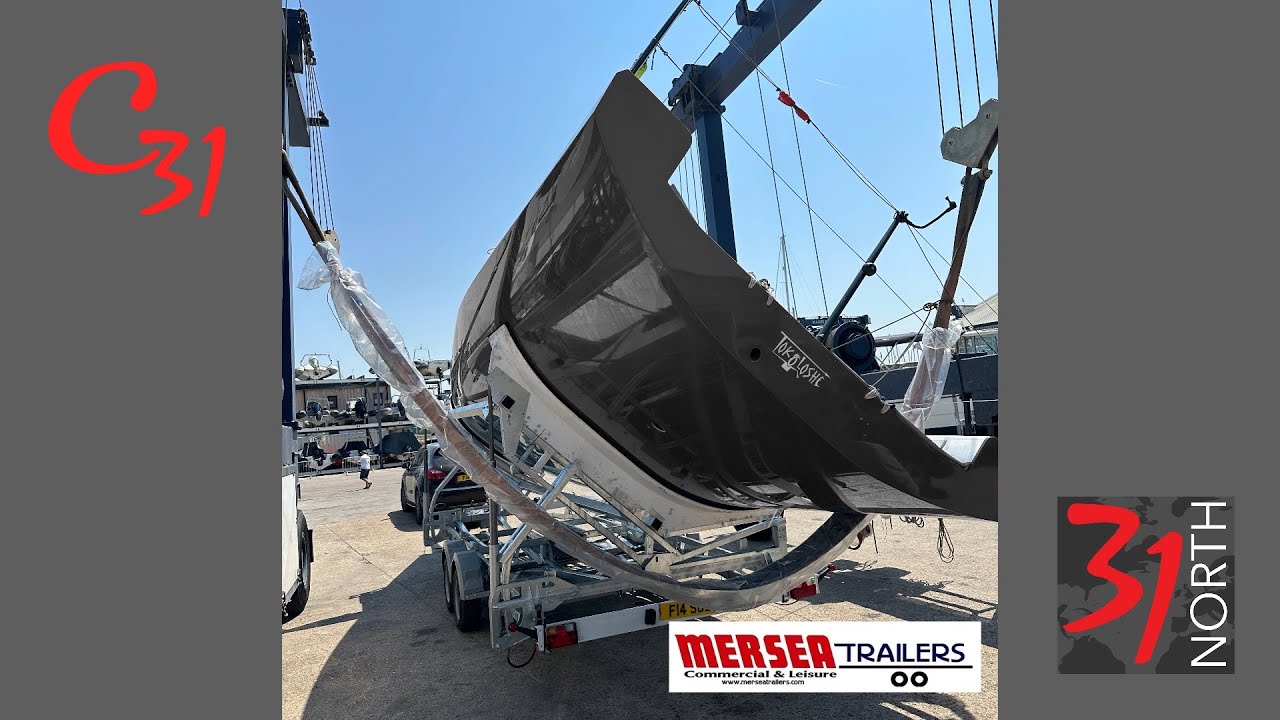 Cape 31 Tilt Trailers - designed by 31 North and Mersea Trailers