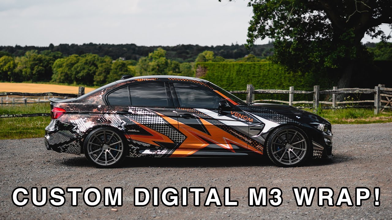 BMW M3 F80 FULLY CUSTOM DIGITAL PRINT WRAP - VENOM WRAPS