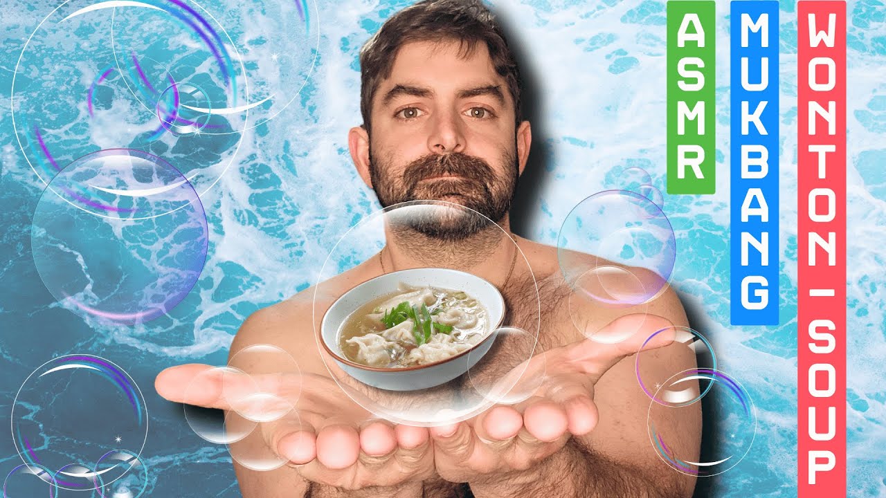 asmr wanton soup mukbang || i eat soup, tap on shoes, ramble (eating sounds, low voice, whisper)