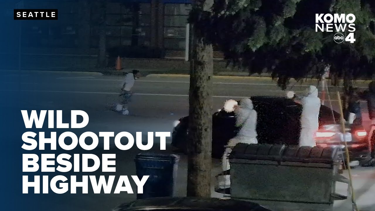 WATCH: Video shows wild shootout along Seattle's Aurora Avenue