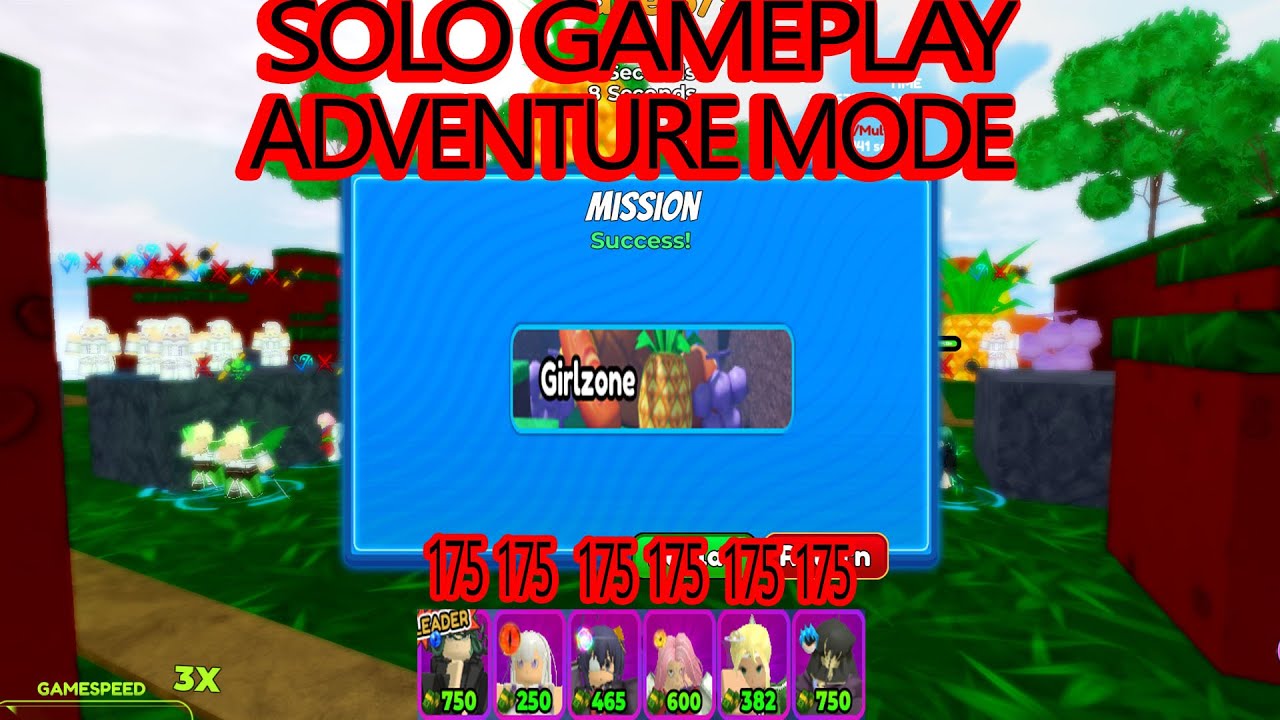 ALL STAR TOWER DEFENSE ADVENTURE MODE GIRLZONE SOLO